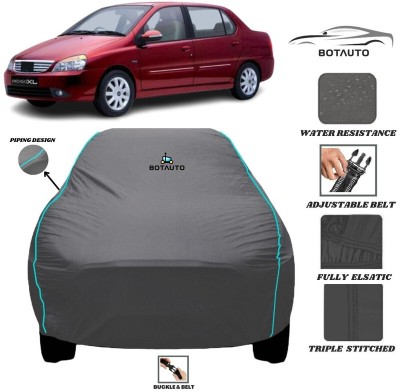 BOTAUTO Car Cover For Tata Indigo XL, Universal For Car (With Mirror Pockets)(Grey, For 2008, 2009, 2010, 2011, 2012, 2013, 2014, 2015, 2016, 2017, 2018, 2019, 2020, 2021, 2022, 2023 Models)
