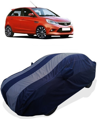 Coxtor Car Cover For Tata Bolt Revotron XM (With Mirror Pockets)(Grey)