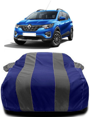 Autoprime Car Cover For Renault Triber RXZ (With Mirror Pockets)(Grey, Blue)