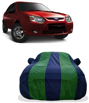 Tricway Car Cover For Ford Ikon 1.3 (With Mirror Pockets)(Green)