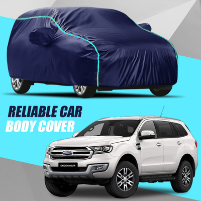 AXLOZ Car Cover For Ford Endeavour (With Mirror Pockets)(Multicolor)
