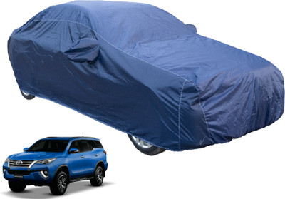 MOCKHE Car Cover For Toyota New Fortuner (With Mirror Pockets)(Blue)