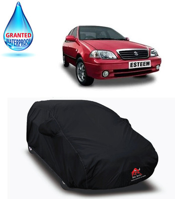MKBUL Car Cover For Maruti Suzuki Esteem (With Mirror Pockets)(Black, For 2020 Models)