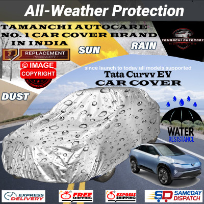 Tamanchi Autocare Car Cover For Tata Universal For Car(Silver)