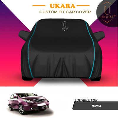 Ukara Car Cover For Tata Manza (With Mirror Pockets)(Black)