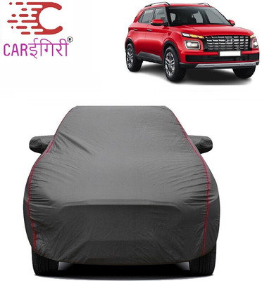 Carigiri Car Cover For Hyundai Venue (With Mirror Pockets)(Grey, For 2022, 2023 Models)