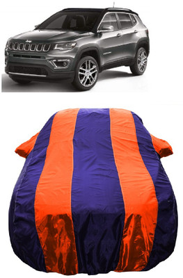Wegather Car Cover For Jeep Compass 2.0 Limited Option 4X4 Diesel (With Mirror Pockets)(Orange)