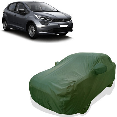Tricway Car Cover For Tata Altroz XE Petrol (With Mirror Pockets)(Green)