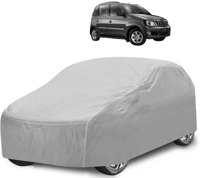 Caronix Car Cover For Mahindra Quanto (With Mirror Pockets)(Silver)