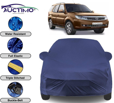 AUCTIMO Car Cover For Tata Safari Storme (With Mirror Pockets)(Blue)