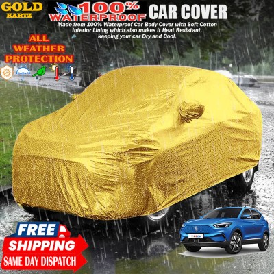 GOLDKARTZ Car Cover For MG ZS EV(Gold)