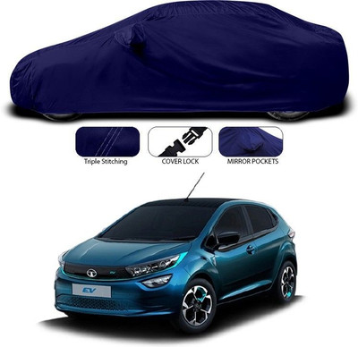ANTHUB Car Cover For Tata Altroz EV (With Mirror Pockets)(Blue)