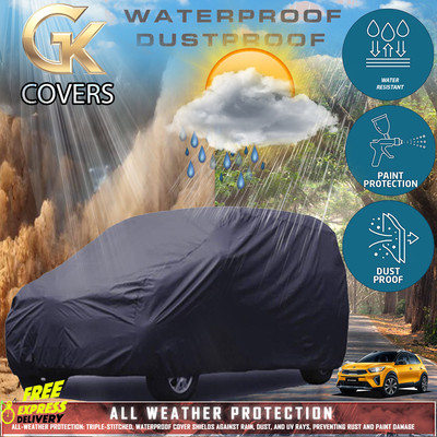 Tamanchi Autocare Car Cover For Kia Stonic (With Mirror Pockets)(Black)