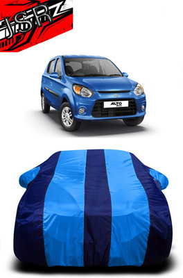J S R Car Cover For Maruti Suzuki Alto 800 Std Optional (With Mirror Pockets)(Blue)