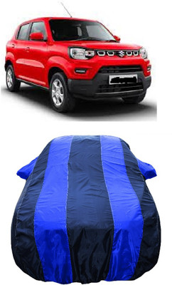 Wegather Car Cover For Maruti Suzuki S-Presso VXI Opt Petrol (With Mirror Pockets)(Blue)