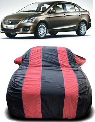 octavic Car Cover For Maruti Suzuki Ciaz (With Mirror Pockets)(Red)