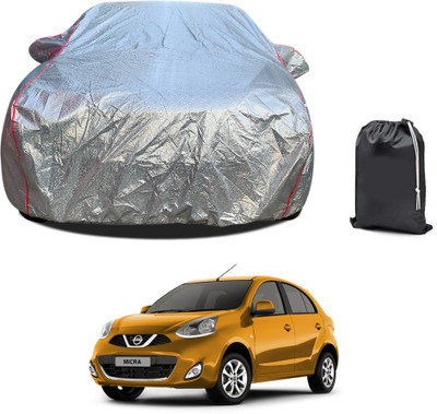 PAGORA Car Cover For Nissan Micra (With Mirror Pockets)(Silver, For 2019, 2020, 2021, 2022, 2023 Models)