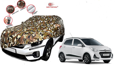 Auto Oprema Car Cover For Hyundai Grand i10 (With Mirror Pockets)(Green)