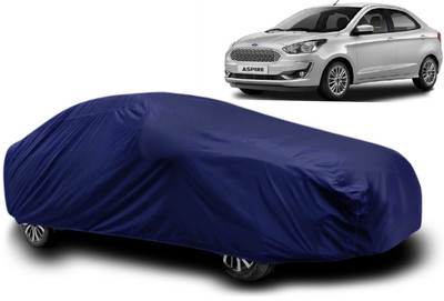 KULTEX Car Cover For Ford Figo Aspire (With Mirror Pockets)(Blue)