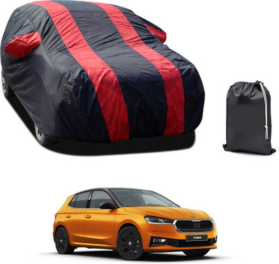 CODOKI Car Cover For Skoda Fabia (With Mirror Pockets)(Red, For 2019, 2020, 2021, 2022, 2023 Models)