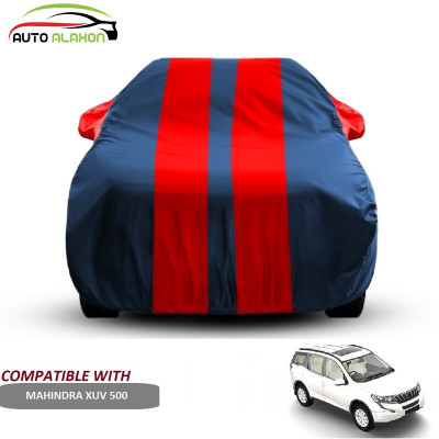 AUTO ALAXON Car Cover For Mahindra XUV 500 (With Mirror Pockets)(Blue, Red)