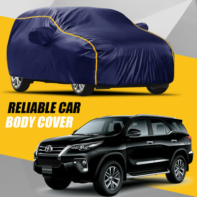 AXLOZ Car Cover For Toyota Fortuner (With Mirror Pockets)(Multicolor)