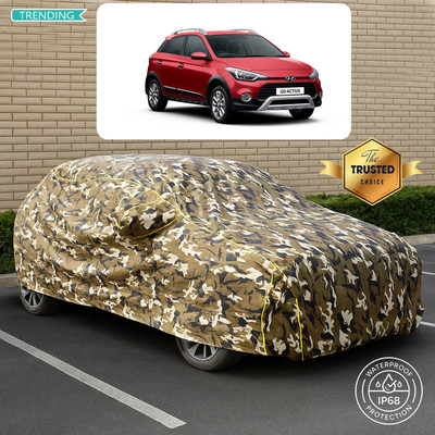 PAGORA Car Cover For Hyundai i20 Active (With Mirror Pockets)(Yellow, Multicolor)