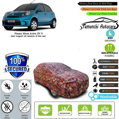 Tamanchi Autocare Car Cover For Nissan Micra Active XV S(Multicolor)