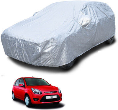 Euro Care Car Cover For Ford Figo (With Mirror Pockets)(Silver)