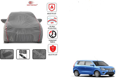 Auto Oprema Car Cover For Maruti Suzuki WagonR (With Mirror Pockets)(Grey)