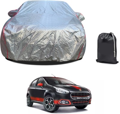 CODOKI Car Cover For Fiat Abarth Punto (With Mirror Pockets)(Silver, For 2019, 2020, 2021, 2022, 2023 Models)