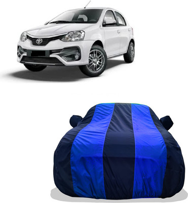 Tricway Car Cover For Toyota Etios Liva 1.4 GD Diesel (With Mirror Pockets)(Multicolor)