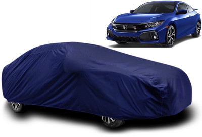 S Shine Max Car Cover For Honda Civic (With Mirror Pockets)(Blue)