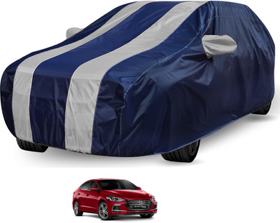 Auto Hub Car Cover For Hyundai Elantra (Without Mirror Pockets)(Black, Grey)