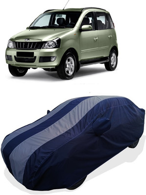 Coxtor Car Cover For Mahindra Quanto (With Mirror Pockets)(Grey)