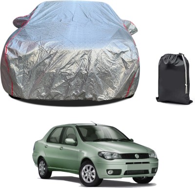 CODOKI Car Cover For Fiat Petra (With Mirror Pockets)(Silver, For 2019, 2020, 2021, 2022, 2023 Models)