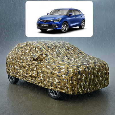 CODOKI Car Cover For Toyota Glanza V CVT (With Mirror Pockets)(Yellow)