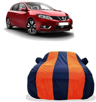 Tricway Car Cover For Nissan Pulsar (With Mirror Pockets)(Orange)