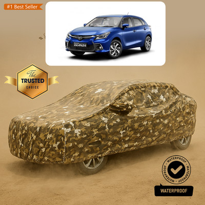 CODOKI Car Cover For Toyota Glanza V CVT (With Mirror Pockets)(Yellow, White)