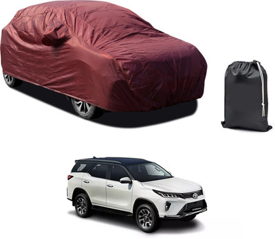 PAGORA Car Cover For Toyota Fortuner 2.5 4x2 AT TRD Sportivo (With Mirror Pockets)(Maroon)