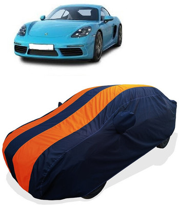 Coxtor Car Cover For Porsche 718 Cayman (With Mirror Pockets)(Orange)