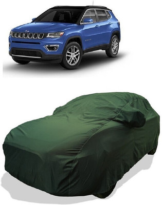 Coxtor Car Cover For Jeep Compass 2.0 Limited Plus Diesel (With Mirror Pockets)(Gold)