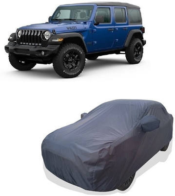 Tricway Car Cover For Jeep Wrangler Unlimited 4X4 (With Mirror Pockets)(Grey)