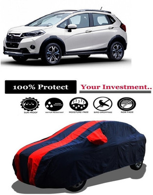 Amexride Car Cover For Honda WRV Edge Edition i-VTEC S Petrol (With Mirror Pockets)(Red)