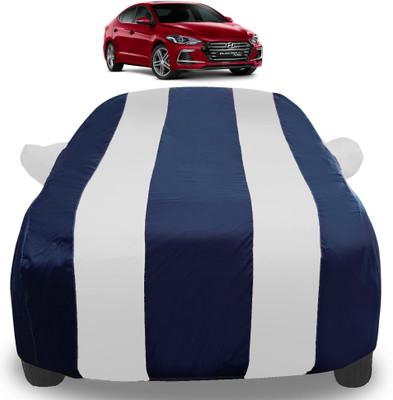 Auto Hub Car Cover For Hyundai Elantra (With Mirror Pockets)(Silver)