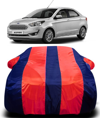 AXLOZ Car Cover For Ford Figo Aspire (With Mirror Pockets)(Multicolor)