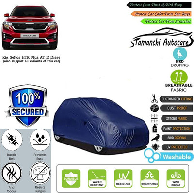 Tamanchi Autocare Car Cover For Kia Seltos HTK Plus AT D Diesel(Blue)