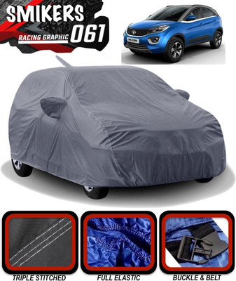 SMIKERS Car Cover For Tata Punch (With Mirror Pockets)(Grey)