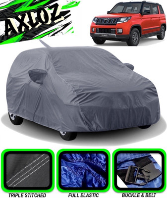 AXLOZ Car Cover For Mahindra TUV300 (With Mirror Pockets)(Grey)