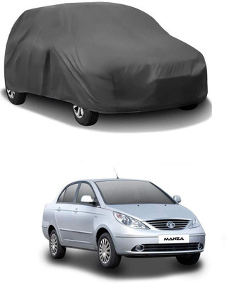 ARNEJA Car Cover For Tata Manza (Without Mirror Pockets)(Grey)